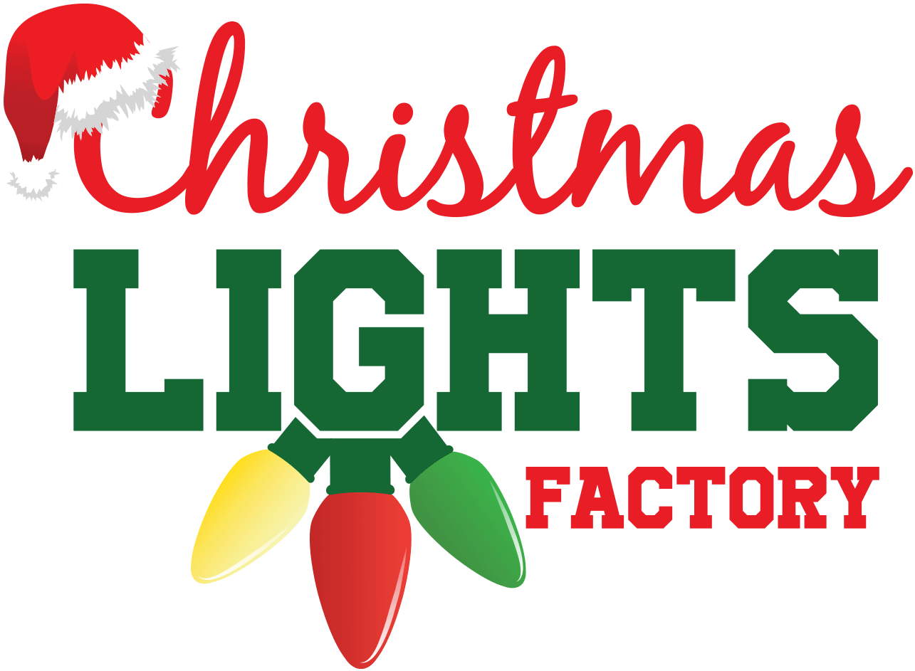 Christmas lights logo